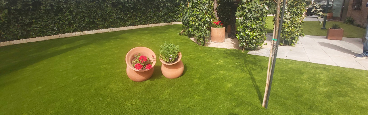 Césped artificial infantil en Majadahonda